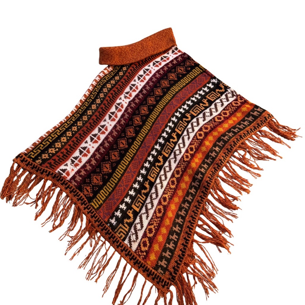 100% Baby Alpaca, Handmade Peruvian Poncho